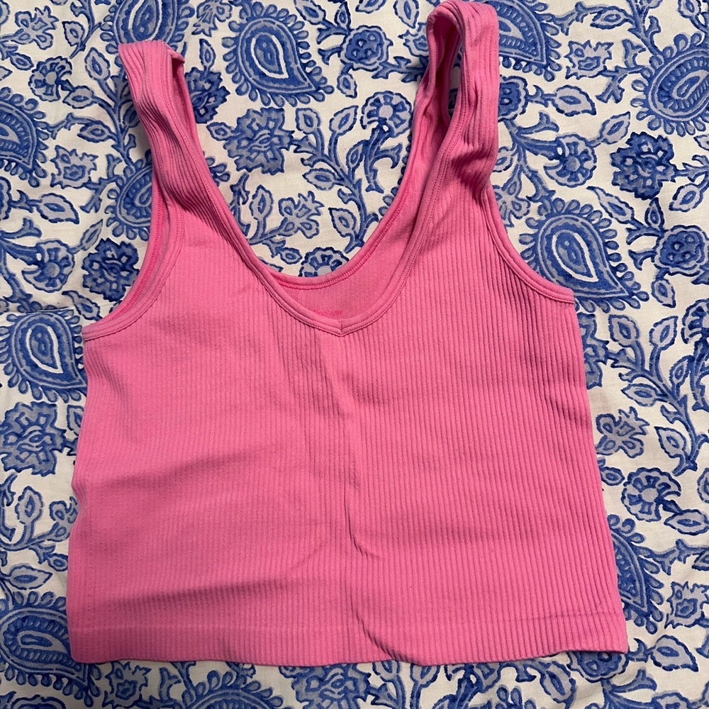 Seamless Crop Tank Top Cami